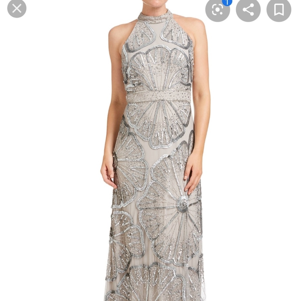 Adrianna Papell Embelished Gown